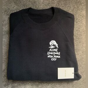 Aimé Leon Dore Form Logo Crewneck Black Sweatshirt